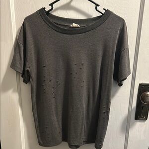 Distressed Gray T-Shirt